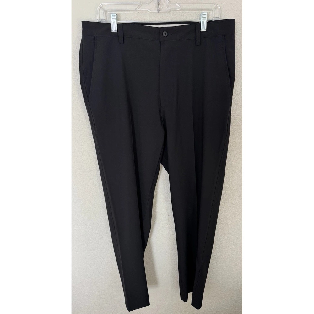 FootJoy FJ Men's 34x32 Black Stretch Performance Golf Pants Athleisure EUC